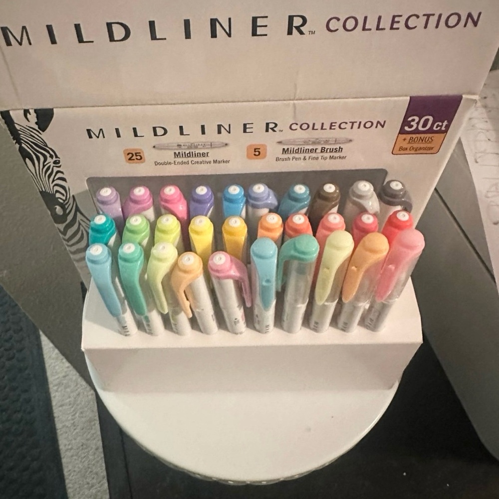 Mildliner Collection Double-Ended Creative Markers - 30 Count